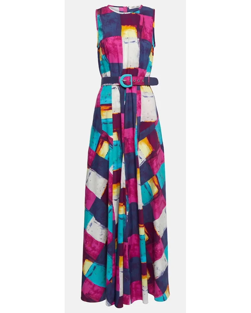 Diane von Furstenberg Bedrucktes Maxikleid Elliot Multicolor
