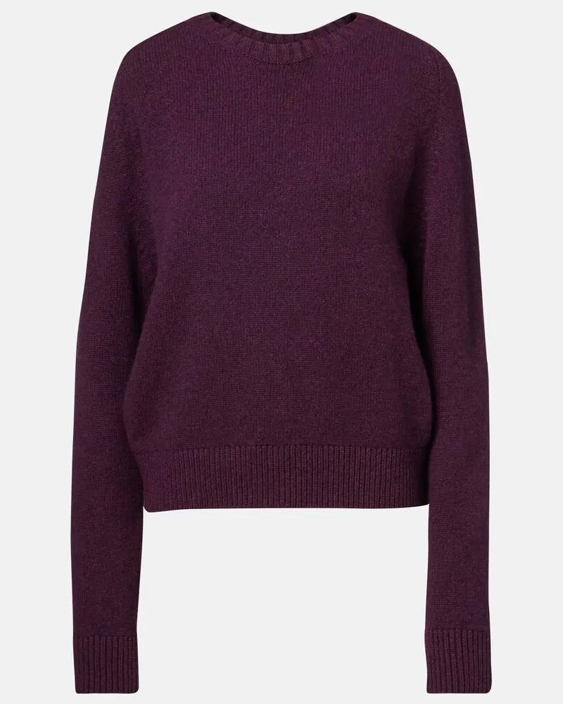 KHAITE Pullover Nera aus Kaschmir Lila