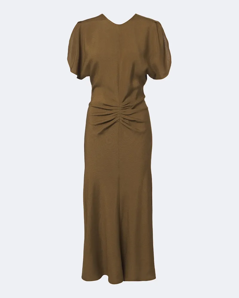 Victoria Beckham Midikleid Bela Grün