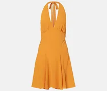 Minikleid A Dos Nu aus Seidensatin