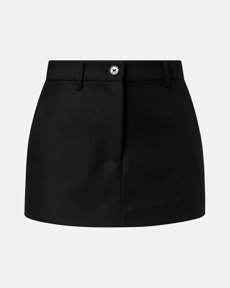 Balenciaga Skort aus Wolle Schwarz