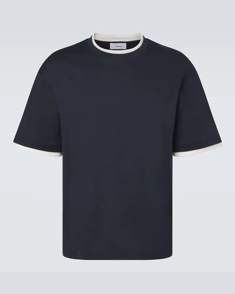 LARDINI T-Shirt aus Baumwolle Blau