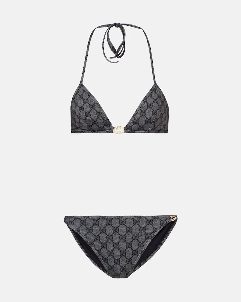 Gucci Bikini Double G Schwarz