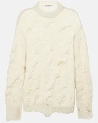 Acne Studios Pullover Kolda aus Wolle Beige