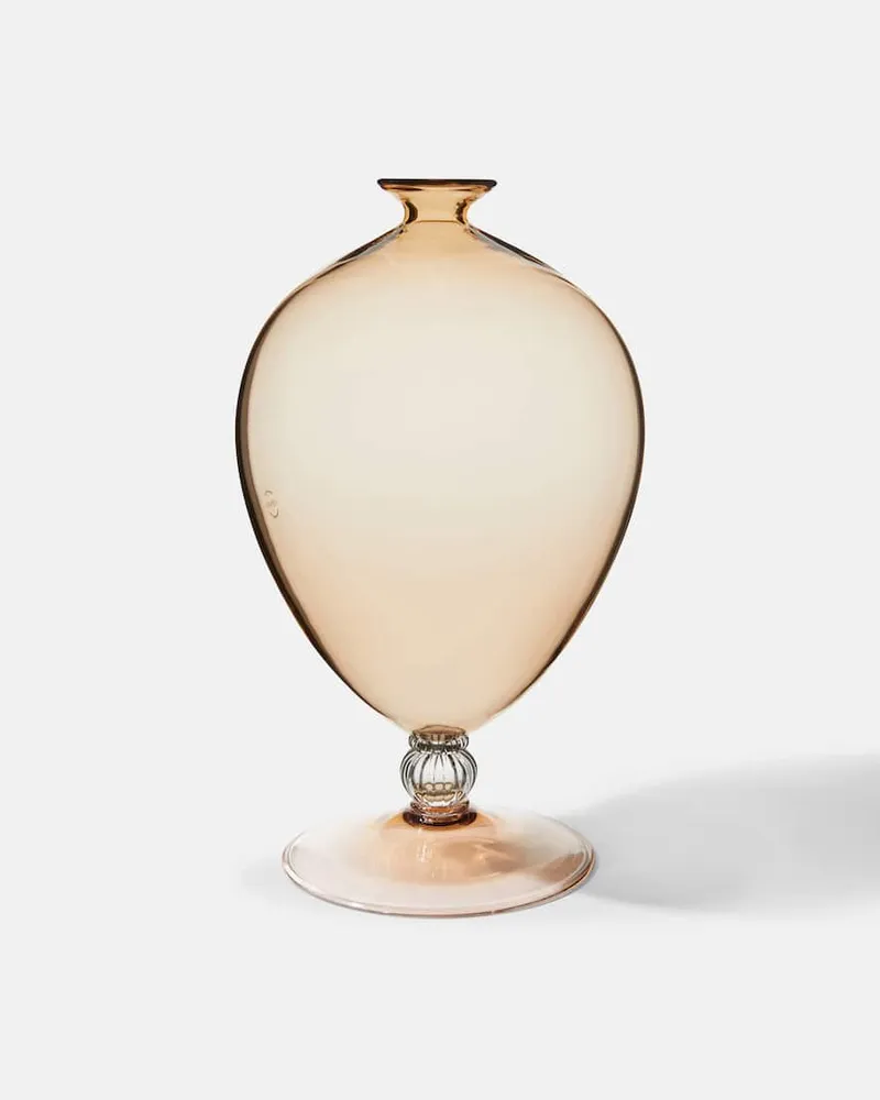Venini Vase Veronese by Vittorio Zecchin Beige