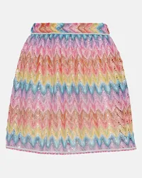 Missoni Minirock aus Haekelstrick Multicolor