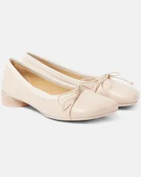 Maison Margiela Ballerinas aus Leder Beige