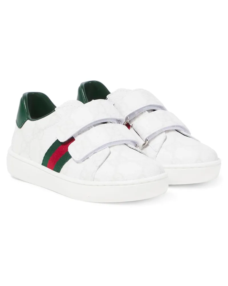 Gucci Sneakers aus Leder Weiß