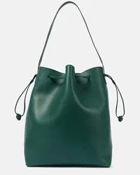 The Row Bucket-Bag Belvedere aus Leder Gruen