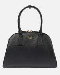 Prada Tote Medium aus Saffiano-Leder Schwarz