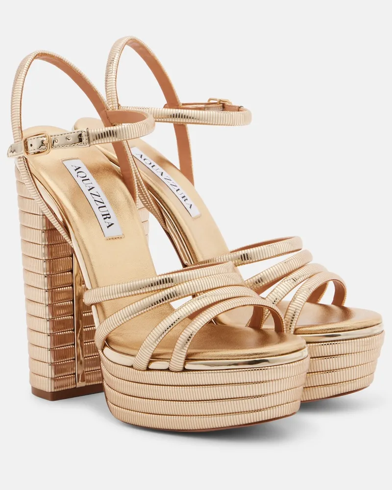 Aquazzura Sandalen Heatwave Gold