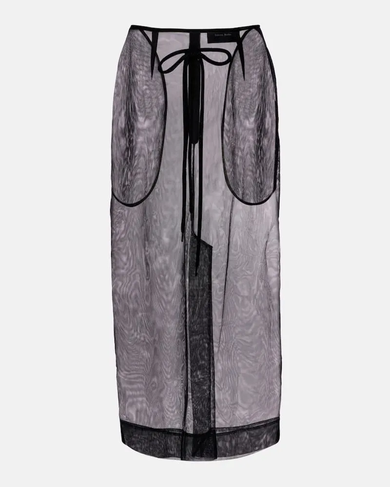 Simone Rocha Midirock aus Tüll Schwarz