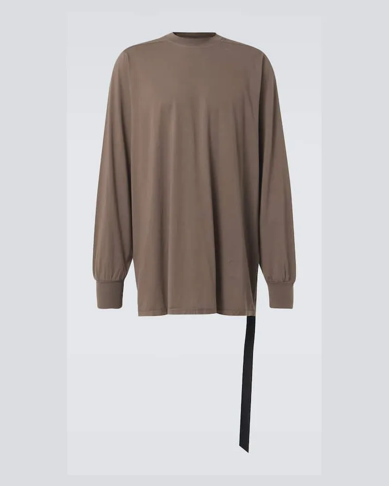 Rick Owens T-Shirt aus Baumwoll-Jersey Grau