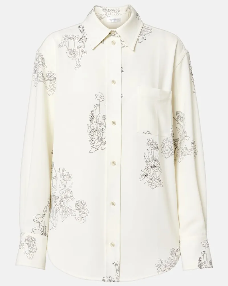 Victoria Beckham Hemd Weiß