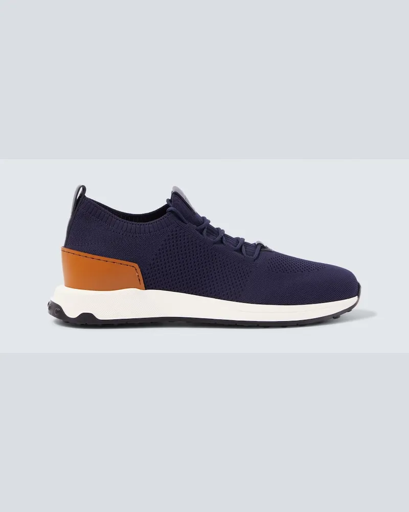 TOD'S Sneakers mit Leder Blau
