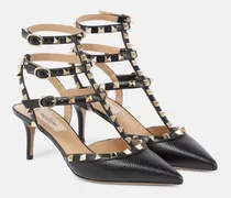 Pumps Rockstud 65 aus Leder