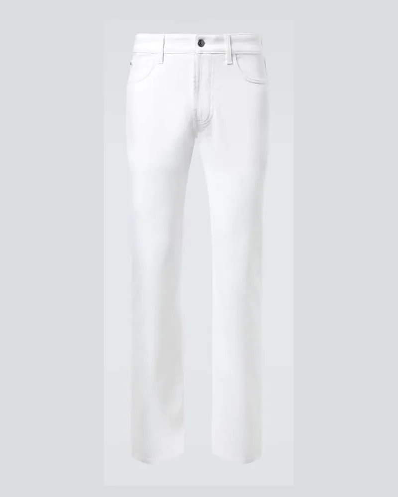 Loro Piana Straight Jeans Quarona Weiß