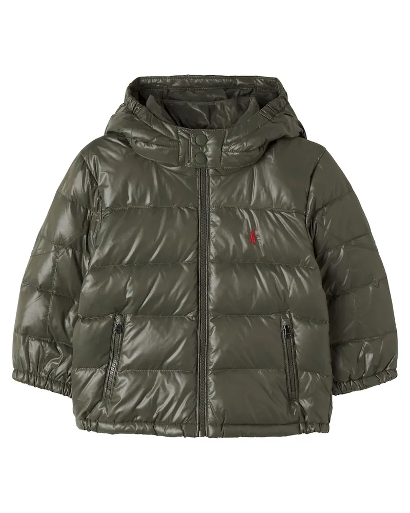 Ralph Lauren Wattierte Daunenjacke Grün