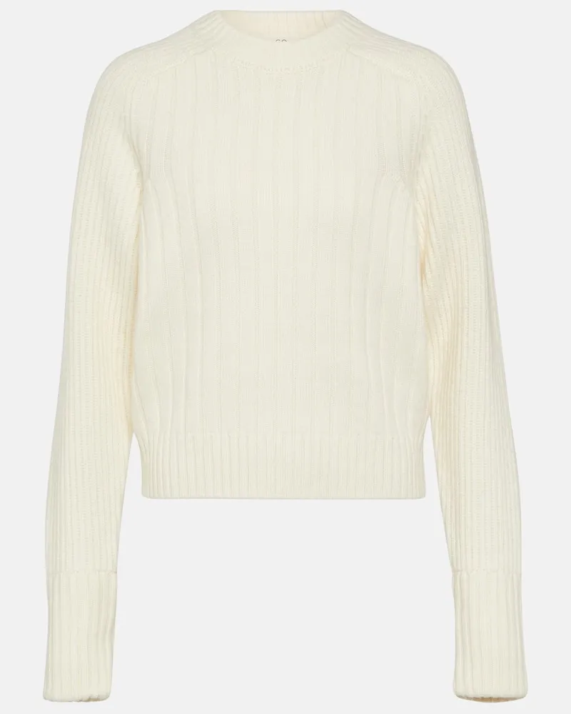 Co Pullover aus Wolle und Kaschmir Weiß