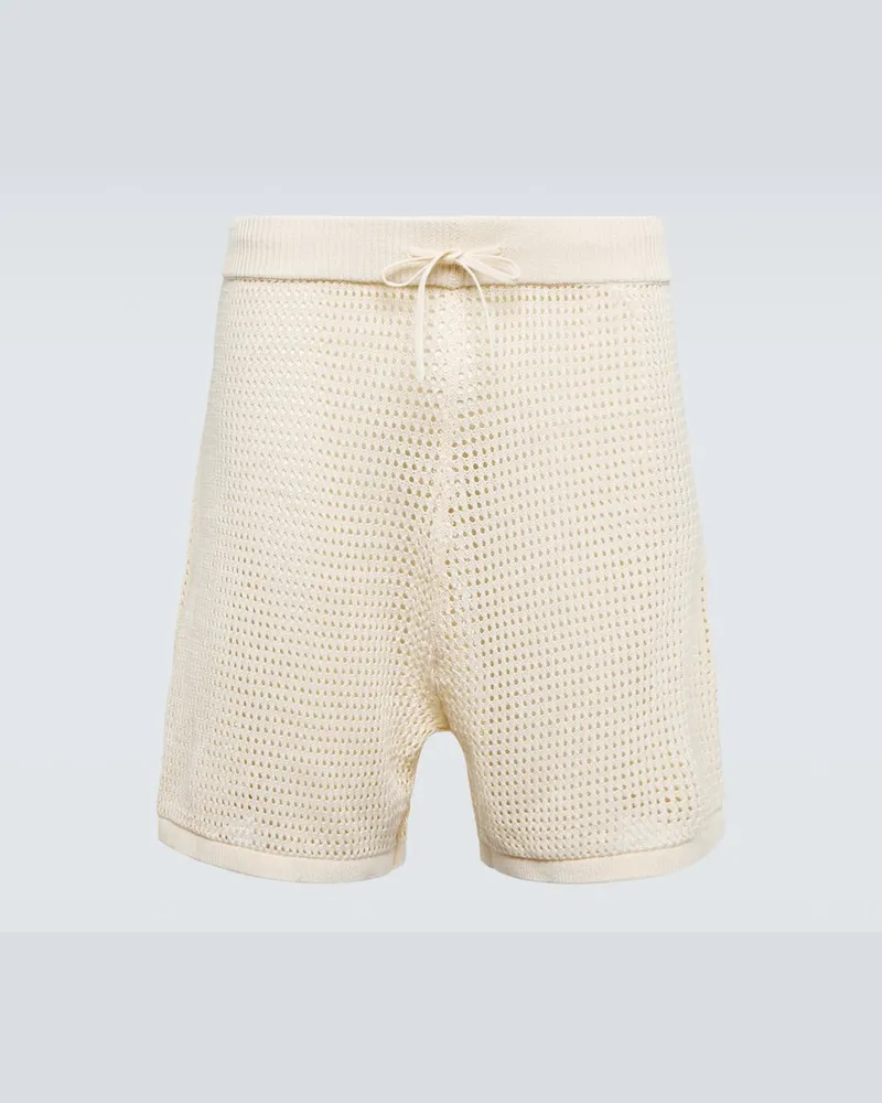 Nanushka Bermuda-Shorts Fico Weiß