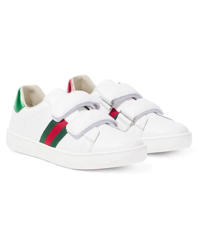 Gucci Sneakers Ace aus Leder Weiß