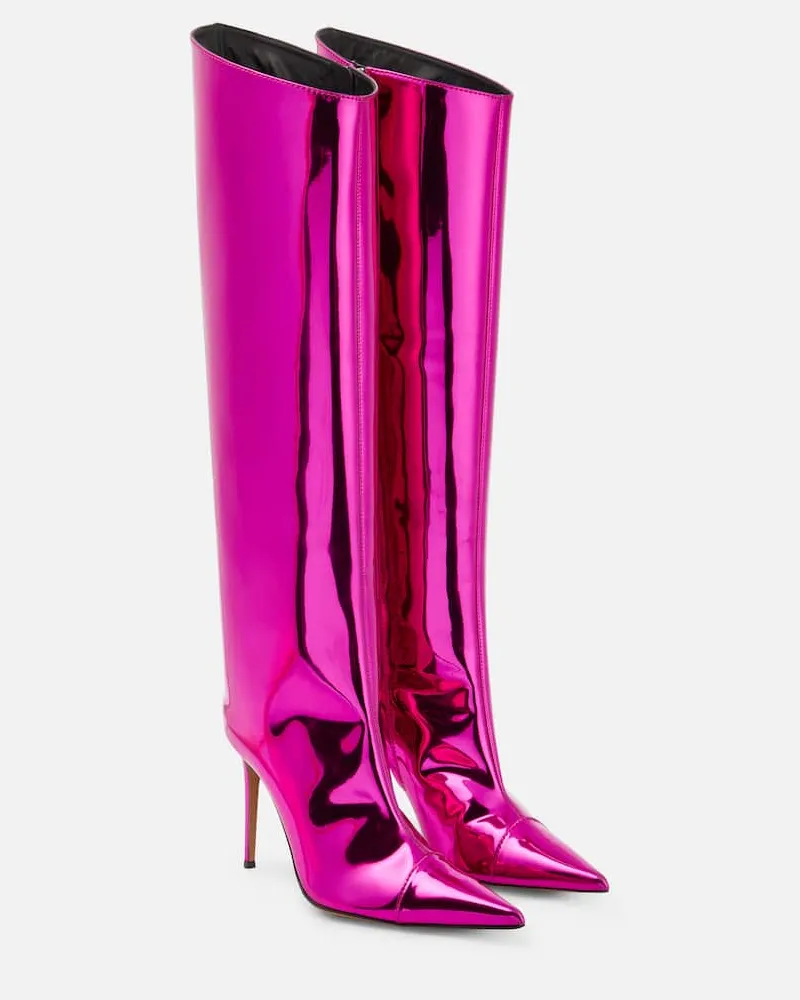 Alexandre Vauthier Overknee-Stiefel Pink