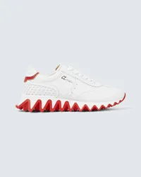 Christian Louboutin Sneakers Loubishark aus Leder Weiss