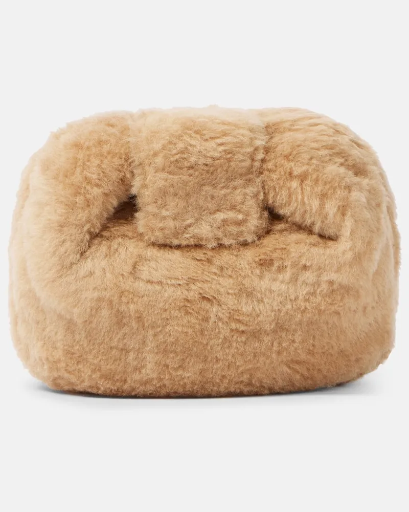 Gabriela Hearst Clutch Soft Demi Neutral