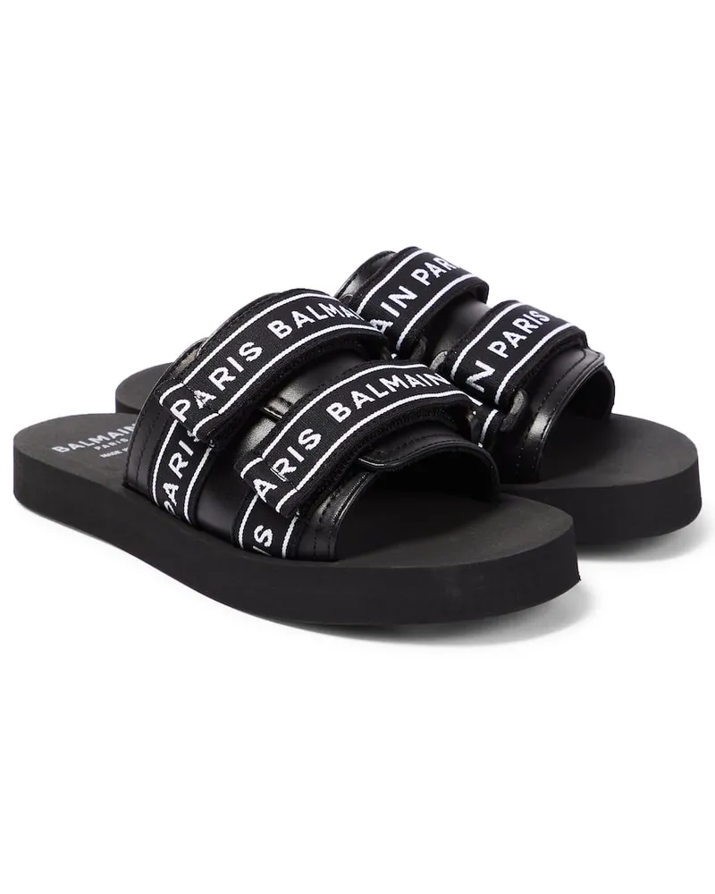 Balmain Pantoletten Schwarz