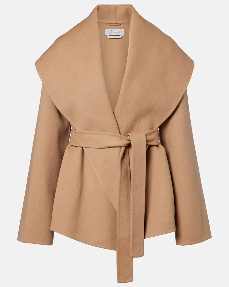 Gabriela Hearst Jacke Harris aus Kaschmir Beige