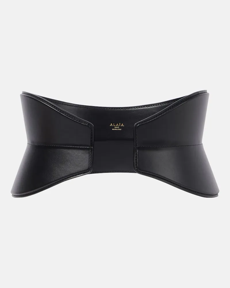 Alaïa Alaïa Gürtel Flex aus Leder Schwarz