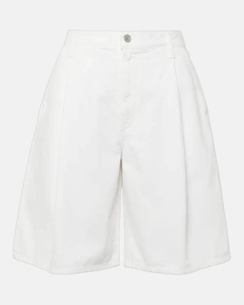 AGOLDE Mid-Rise Jeansshorts Ellis Weiã