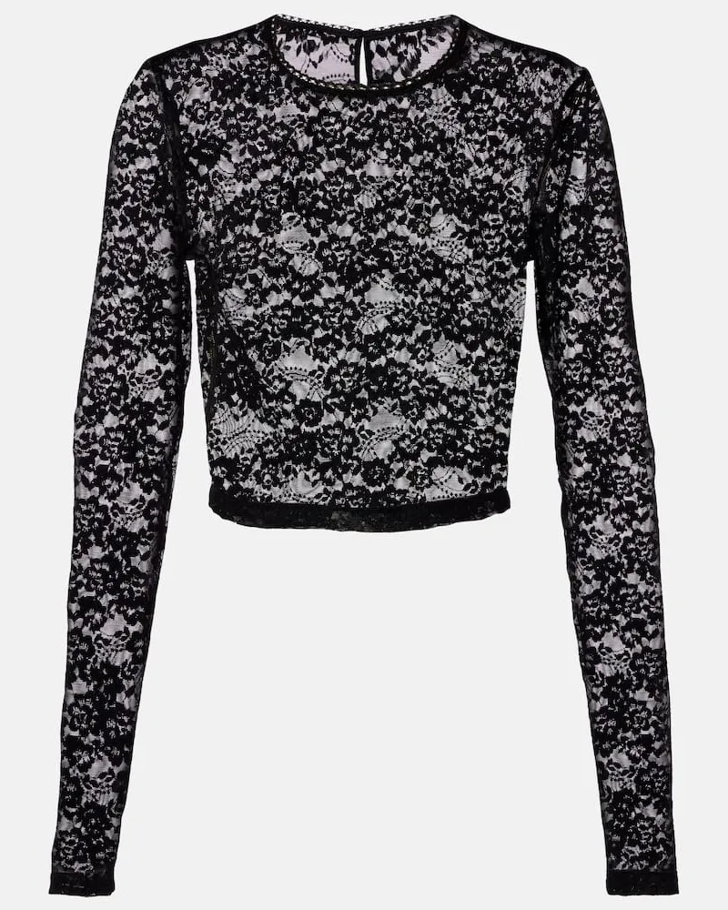 BANANHOT Cropped-Top Rona aus Spitze Schwarz