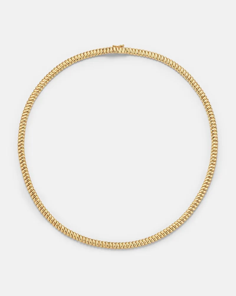 ANITA KO Choker Zoe Thin aus 18kt Gelbgold Gold