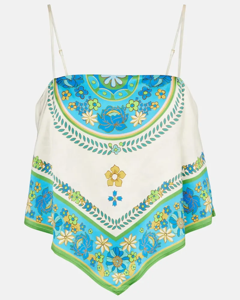 ALEMAIS Alémais Bedrucktes Top Vivianna Weiß