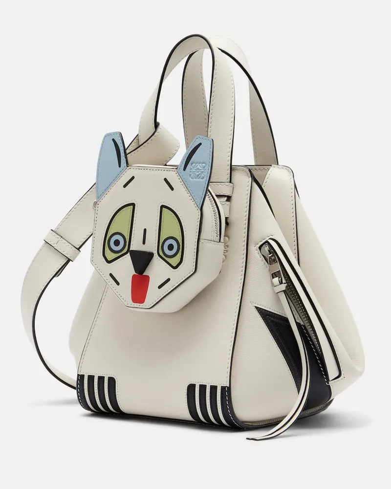 Loewe X Louis Wain Tote Bag Futurist Cat Hammock Weiß