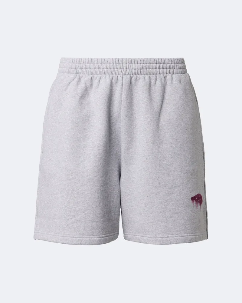 Balenciaga Shorts aus Baumwoll-Jersey Grau