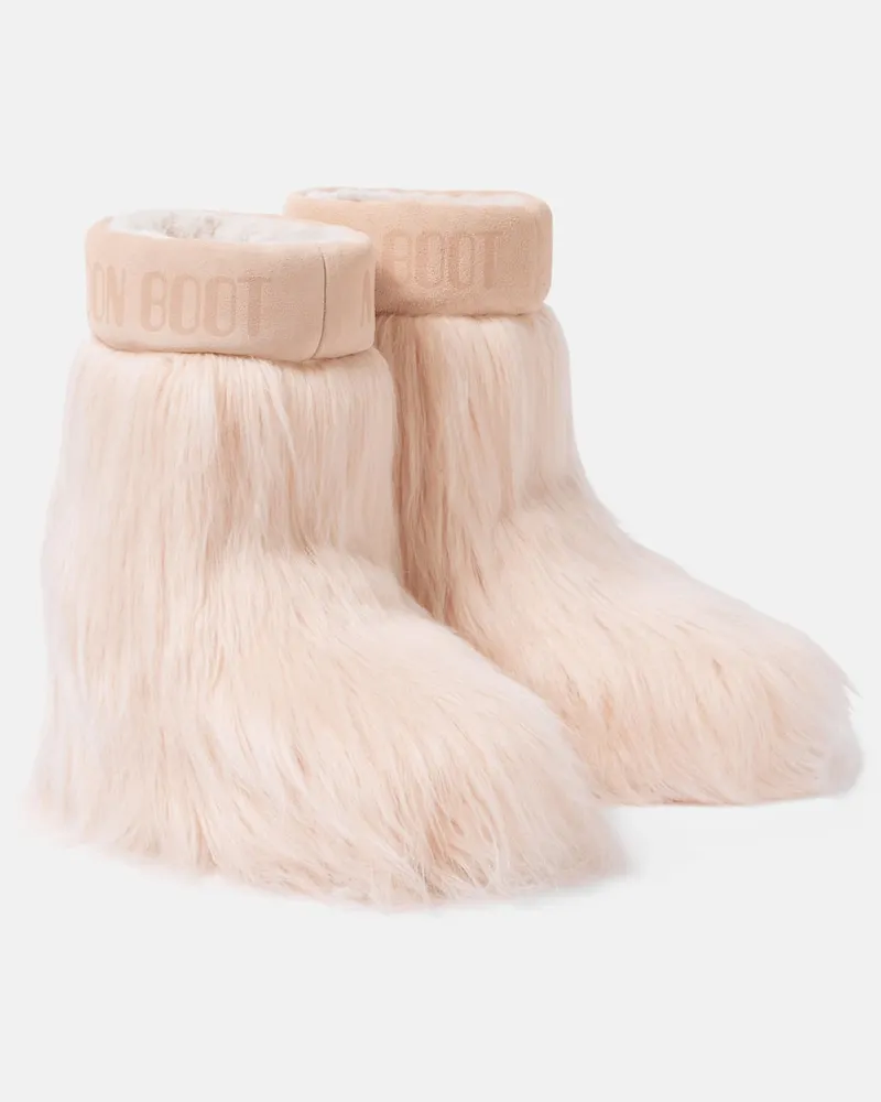 Moon Boot Schneestiefel Icon Yeti mit Faux Fur Pink