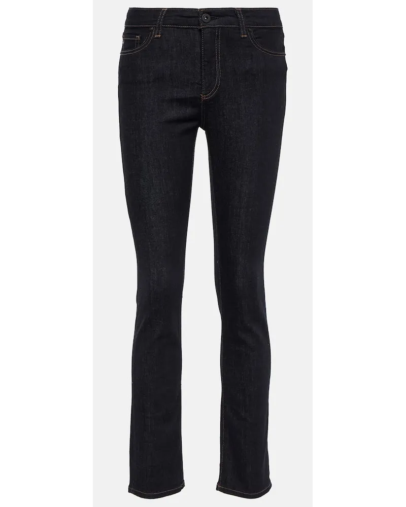 Adriano Goldschmied High-Rise Slim Jeans Mari Blau