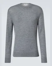 Jil Sander Pullover aus Wolle Grau