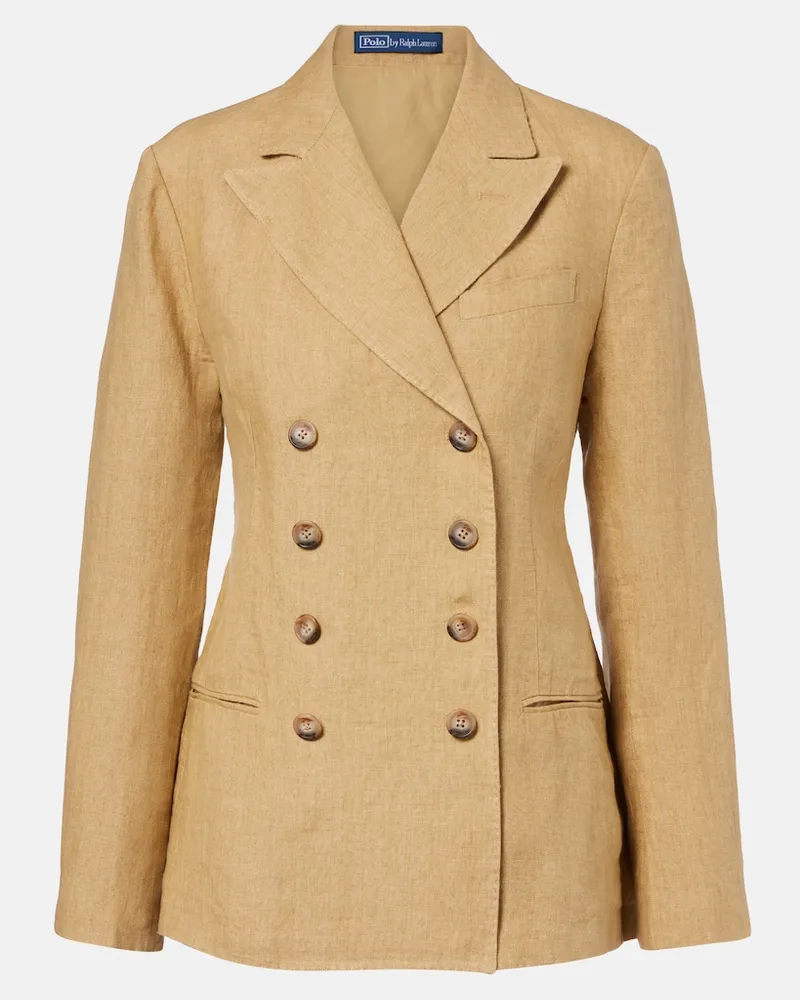 Ralph Lauren Blazer aus Leinen Beige