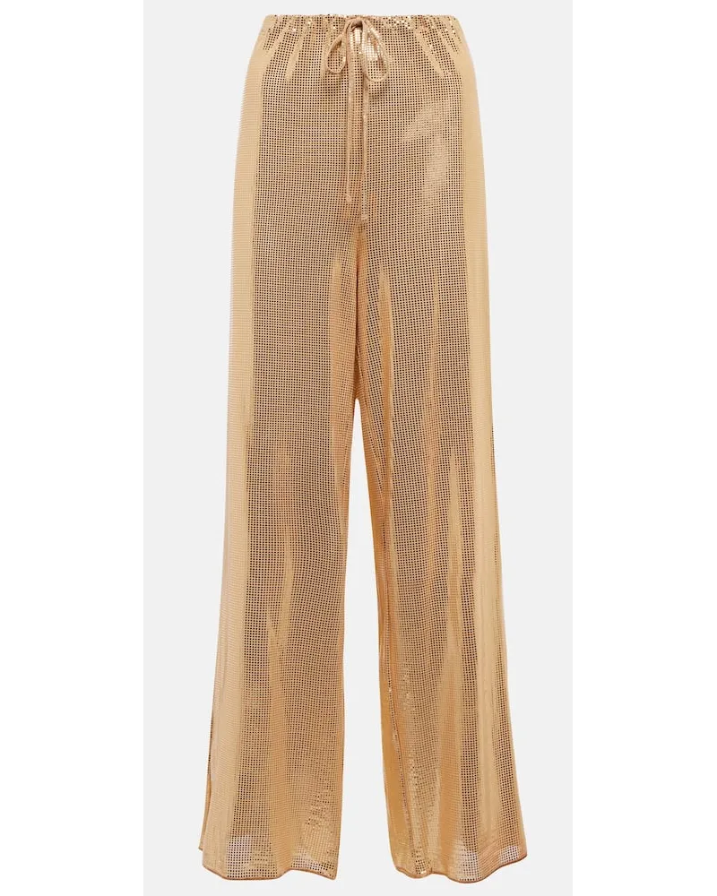 Oséree Oseree Weite Hose Disco Gold