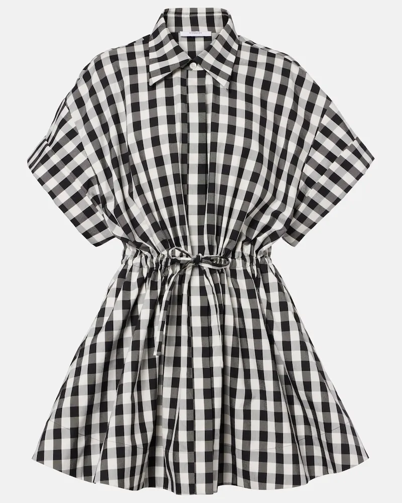 Givenchy Hemdblusenkleid aus einem Baumwollgemisch Schwarz