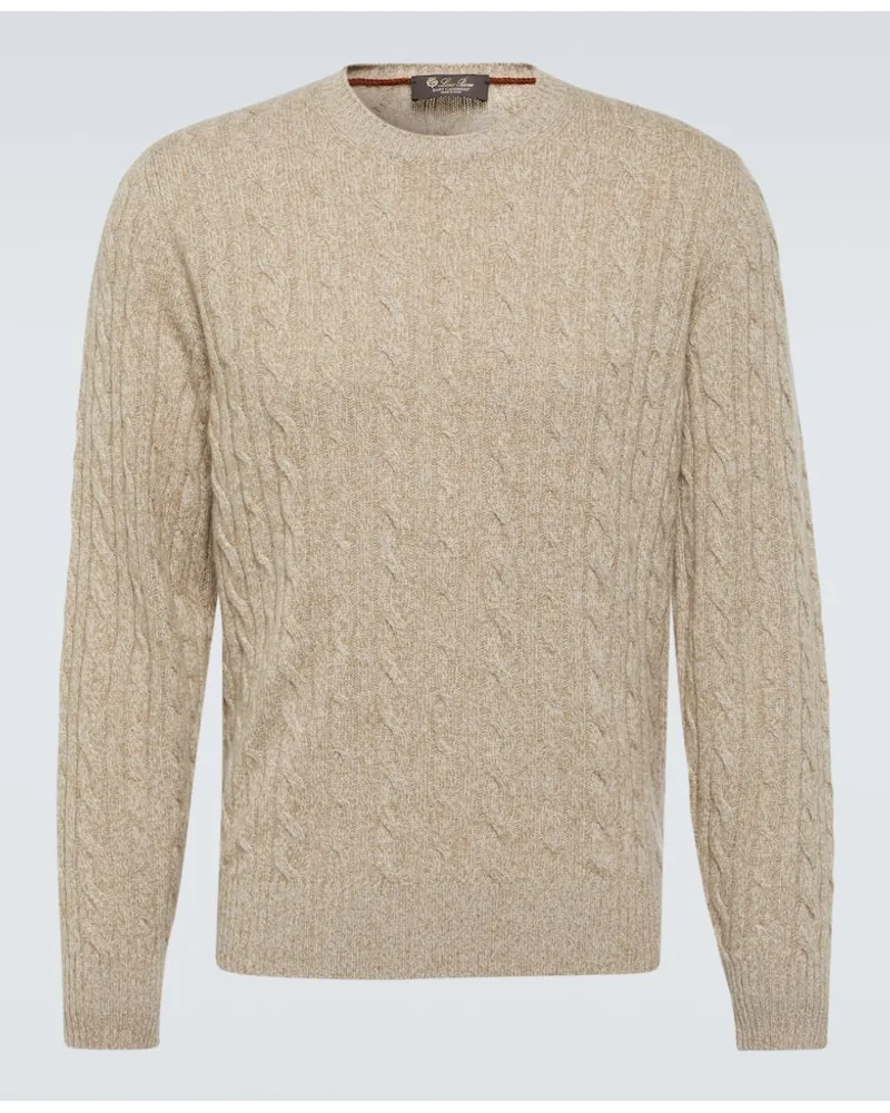 Loro Piana Pullover aus Kaschmir Beige