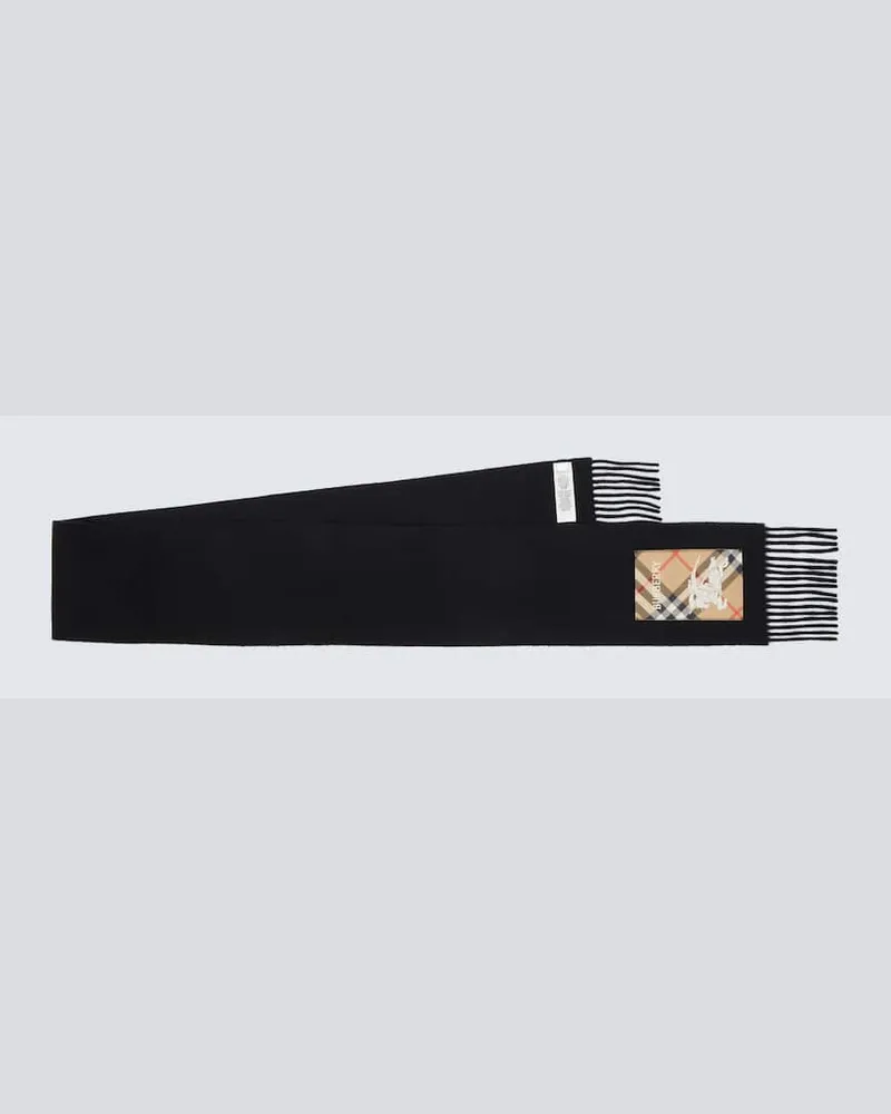 Burberry Schal aus Kaschmir Schwarz