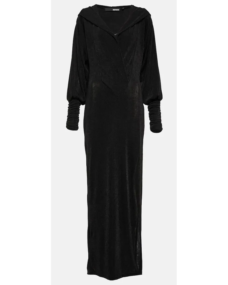 ROTATE Birger Christensen Maxikleid Schwarz