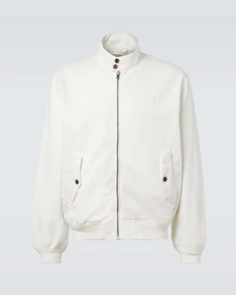 Ralph Lauren Blouson Bedford aus Baumwolle Weiß
