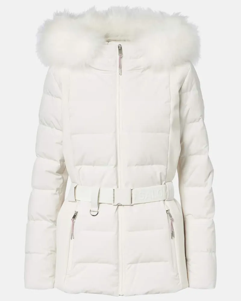Yves Salomon Skijacke Doudoune 58cm Weiß