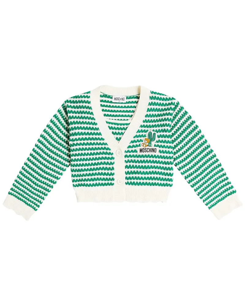 Moschino Set aus Cardigan und Top aus Baumwolle Multicolor