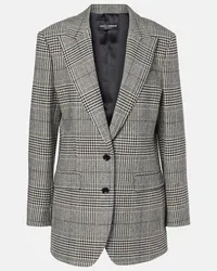 Dolce & Gabbana Blazer aus Wolle und Kaschmir Grau